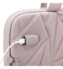 Borsa porta notebook Vacallo 16 - PET - rosa cipria - SWISS Digital DESIGN