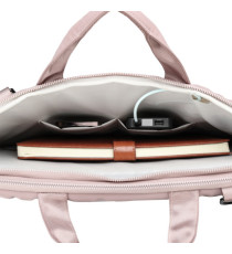 Borsa porta notebook Vacallo 16 - PET - rosa cipria - SWISS Digital DESIGN