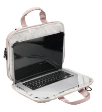 Borsa porta notebook Vacallo 16 - PET - rosa cipria - SWISS Digital DESIGN