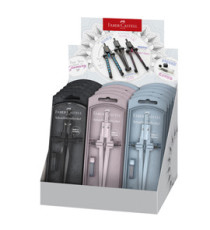 Compasso Quick Stream - colori assortiti - Faber Castell - expo 15 pezzi Compasso Quick Stream - colori assortiti - Faber Castell - expo 15 pezzi