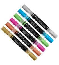 Marcatori Shake&Paint - colori assoriti metallic - Faber-Castell - conf. 6 pz Marcatori Shake&Paint - colori assoriti metallic - Faber-Castell - conf. 6 pz