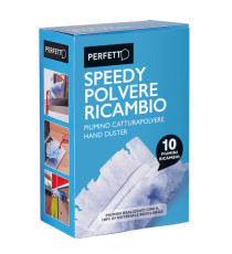 Ricambio Piumino Speedy polvere - Perfetto - conf. 10 pezzi Ricambio Piumino Speedy polvere - Perfetto - conf. 10 pezzi
