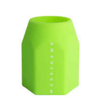 Portapenne Monocromo - 9,5 x 7,5 x 7 cm - silicone soft touch - colori fluo assortiti - Pigna