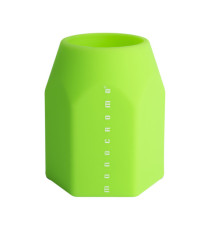 Portapenne Monocromo - 9,5 x 7,5 x 7 cm - silicone soft touch - colori fluo assortiti - Pigna