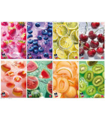 Maxiquaderno Fruit - A4 - 1 rigo - 42 fogli - 80 gr - Pigna