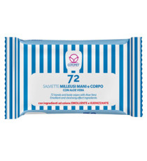 Salviette profumate Cotonet Aloe - Cotonet - conf. richiudibile da 72 pezzi Salviette profumate Cotonet Aloe - Cotonet - conf. richiudibile da 72 pezzi