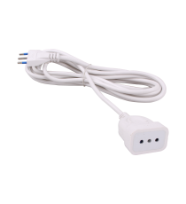PROLUNGA ELETTRICA 5 METRI - SPINA 10A250V PRESA 2P+E P11 MAX 1500W - FILO: H05VV-F 3G 0.75mm CON PROTEZIONE BAMBINI PROLUNGA ELETTRICA 5 METRI - SPINA 10A250V PRESA 2P+E P11 MAX 1500W - FILO: H05VV-F 3G 0.75mm CON PROTEZIONE BAMBINI