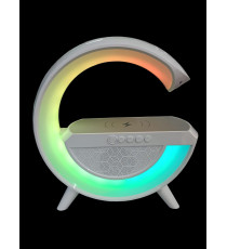 Altoparlante speaker Bluetooth BT 2301, caricatore per smartphone, lampada da tavolo smart con caricabatterie wireless, Radio FM Altoparlante speaker Bluetooth BT 2301, caricatore per smartphone, lampada da tavolo smart con caricabatterie wireless, Radio FM