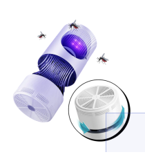 Lampada insetticida 15W alimentazione usb,cattura insetti e zanzare, luce UV ad alta intensità e forte ventola di aspirazione