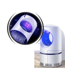 Lampada insetticida 15W alimentazione usb,cattura insetti e zanzare, luce UV ad alta intensità e forte ventola di aspirazione