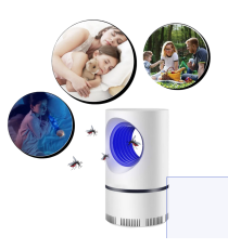 Lampada insetticida 15W alimentazione usb,cattura insetti e zanzare, luce UV ad alta intensità e forte ventola di aspirazione