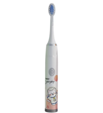 Spazzolino elettrico bianco per bambini 6-9 anni - incluse 3 testine di ricambio, certificato IPX7 - Batteria 3,7V 500mAh DC 5V Spazzolino elettrico bianco per bambini 6-9 anni - incluse 3 testine di ricambio, certificato IPX7 - Batteria 3,7V 500mAh DC 5V