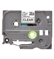 Brother - Nastro - Nero/Trasparente - TZE131S - 12mm x 4mt Brother - Nastro - Nero/Trasparente - TZE131S - 12mm x 4mt