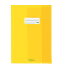 Coprimaxi Colibrì - c/alette - ecoPE - 180 mic - A4 - liscio - trasparente - giallo - Favorit Coprimaxi Colibrì - c/alette - ecoPE - 180 mic - A4 - liscio - trasparente - giallo - Favorit