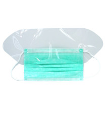 Mascherina chirurgica - con visiera paraschizzi - PVS