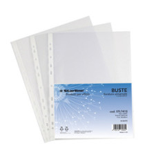 Buste forate Light - buccia - 22 x 30 cm - trasparente - Starline - conf. 50 pezzi Buste forate Light - buccia - 22 x 30 cm - trasparente - Starline - conf. 50 pezzi