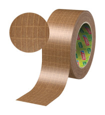 Nastro adesivo Tesapack Eco - paper ultra strong ecoLogo - 25 m x 5 cm - avana - Tesa