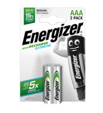 Pila ministilo AAA - 1,2V - Extreme - ricaricabili - Energizer - blister 2 pezzi