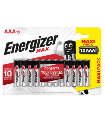 Pila ministilo AAA - 1,5V - Max alcalina - Energizer - blister 12 pezzi