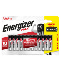 Pila ministilo AAA - 1,5V - Max alcalina - Energizer - blister 12 pezzi