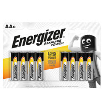 Pila stilo AA - 1,5V - Alkaline Power - Energizer - blister 8 pezzi