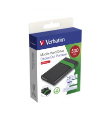 Hard Disk esterno portatile 500gb Verabatim 53111 ricondizionato certificato Verbatim Porta USB 3.2 Gen 1, garanzia 2 anni Hard Disk esterno portatile 500gb Verabatim 53111 ricondizionato certificato Verbatim Porta USB 3.2 Gen 1, garanzia 2 anni