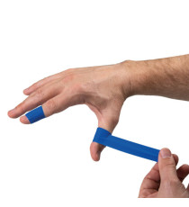 Bendaggio coesivo Detectaplast - per HACCP - 3 x 450 cm - blu - PVS