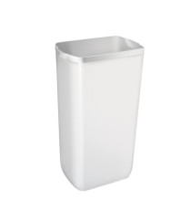 Cestino gettacarte - 33 x 22 x 49 cm - 23 L - bianco - Mar Plast Cestino gettacarte - 33 x 22 x 49 cm - 23 L - bianco - Mar Plast