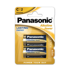 Pila mezzatorcia - C - LR14 - Alkalin Power - Panasonic - blister 2 pezzi Pila mezzatorcia - C - LR14 - Alkalin Power - Panasonic - blister 2 pezzi