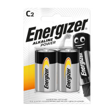 Pila mezzatorcia - C - LR14 - Power - alcaline - Energizer - blister 2 pezzi