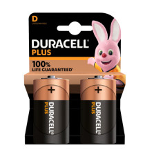 Pila torcia - D - LR20 - MN1300 - Plus - Duracell - blister 2 pezzi