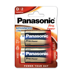 Pila torcia - D - LR20 - ProPower - Panasonic - blister 2 pezzi Pila torcia - D - LR20 - ProPower - Panasonic - blister 2 pezzi