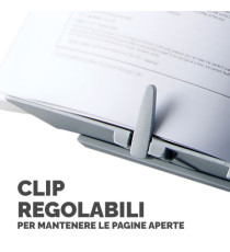 Leggio Booklift - formato A4 - silver - Fellowes Leggio Booklift - formato A4 - silver - Fellowes