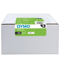 Nastro D1 409130 - 9 mm x 7 mt - PL - nero/bianco - Dymo - value pack 10 pezzi Nastro D1 409130 - 9 mm x 7 mt - PL - nero/bianco - Dymo - value pack 10 pezzi