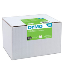 Rotolo 220 etichette LW S0722420 - 54 x 101 mm - carta - spedizione/badge - bianco - Dymo - value pack 12 pezzi