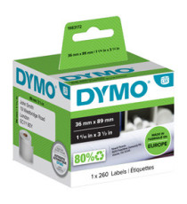 Rotolo 260 etichette LW 1983172 - 36 x 89 mm - carta - indirizzi estesi - bianco - Dymo