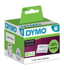 Rotolo 300 etichette LW 113560 - 41 x 89 mm - carta - badge - removibile - bianco - Dymo