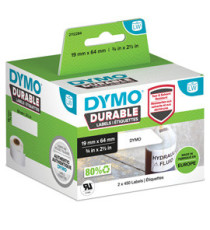 Rotolo 450 etichette LW Durable 1933085 - 19 x 64 mm - PP - bianco - Dymo - conf. 2 rotoli Rotolo 450 etichette LW Durable 1933085 - 19 x 64 mm - PP - bianco - Dymo - conf. 2 rotoli