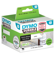 Rotolo 450 etichette LW Durable 1933085 - 19 x 64 mm - PP - bianco - Dymo - conf. 2 rotoli Rotolo 450 etichette LW Durable 1933085 - 19 x 64 mm - PP - bianco - Dymo - conf. 2 rotoli