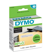 Rotolo 500 etichette LW 113520 - 25 x 54 mm - carta - indirizzi - bianco - Dymo Rotolo 500 etichette LW 113520 - 25 x 54 mm - carta - indirizzi - bianco - Dymo