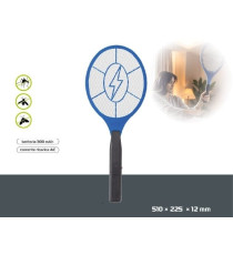 Racchetta elettrica anti Zanzare 300mAh - Ricarica AC, Compatta e Potente, Ampia superficie di impatto Dimensioni: 51×22,5cm