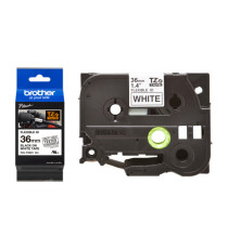 Brother - Nastro laminato flessibile - Nero/Bianco - TZEFX261 - 36mm x 8mt Brother - Nastro laminato flessibile - Nero/Bianco - TZEFX261 - 36mm x 8mt
