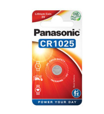 Micropila CR1025 - a pastiglia - litio - Panasonic - blister 1 pezzo Micropila CR1025 - a pastiglia - litio - Panasonic - blister 1 pezzo