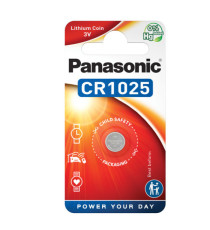 Micropila CR1025 - a pastiglia - litio - Panasonic - blister 1 pezzo Micropila CR1025 - a pastiglia - litio - Panasonic - blister 1 pezzo