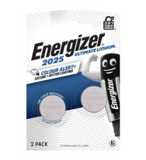 Micropila CR2025 - 3V - a pastiglia - Ultimate Lithium - Energizer - blister 2 pezzi
