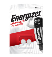 Micropila LR44 - 1,5V - a pastiglia - alcalina - A76 - Energizer - blister 2 pezzi