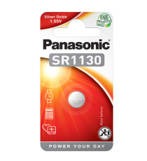 Micropila SR1130 - 1,5V - a pastiglia - ossido argento - Panasonic - blister 1 pezzo Micropila SR1130 - 1,5V - a pastiglia - ossido argento - Panasonic - blister 1 pezzo