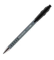 Penna a sfera a scatto Flexgrip Gel - punta 0,7 mm - nero - Papermate Penna a sfera a scatto Flexgrip Gel - punta 0,7 mm - nero - Papermate