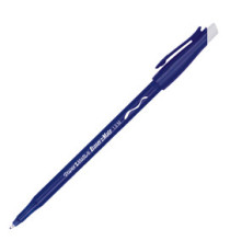 Penna a sfera con cappuccio Replay - cancellabile - punta 1 mm - blu - Papermate Penna a sfera con cappuccio Replay - cancellabile - punta 1 mm - blu - Papermate