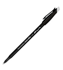 Penna a sfera con cappuccio Replay - cancellabile - punta 1 mm - nero - Papermate Penna a sfera con cappuccio Replay - cancellabile - punta 1 mm - nero - Papermate